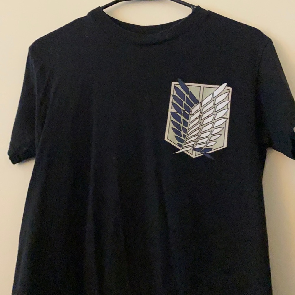 Lightly worn attack on titan t shirt from hot topic